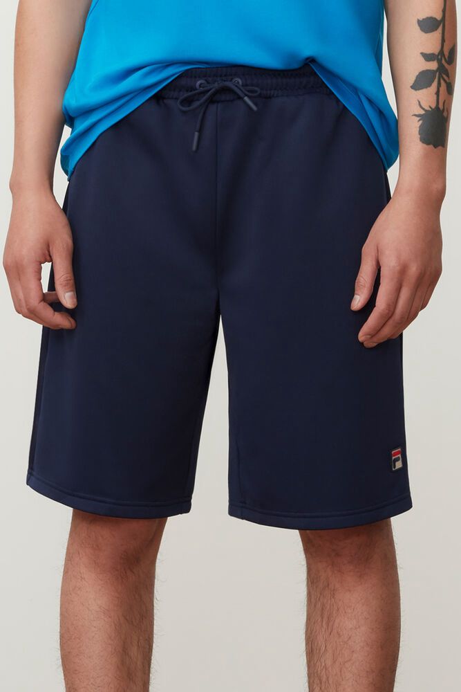 Fila Shorts Herre Mørkeblå Dominico OJQ-607951